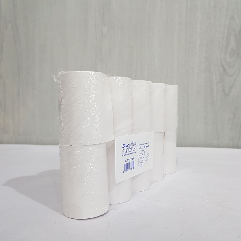 Kertas Thermal Paper 57x38 mm Struk Kasir Nota BLUEPRINT Lite 57 x 38