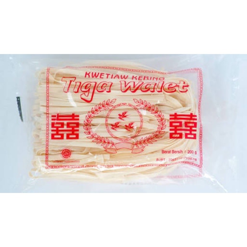 Kwetiau Kering Cap Tiga Walet 200 Gr Kuetiau Shopee Indonesia