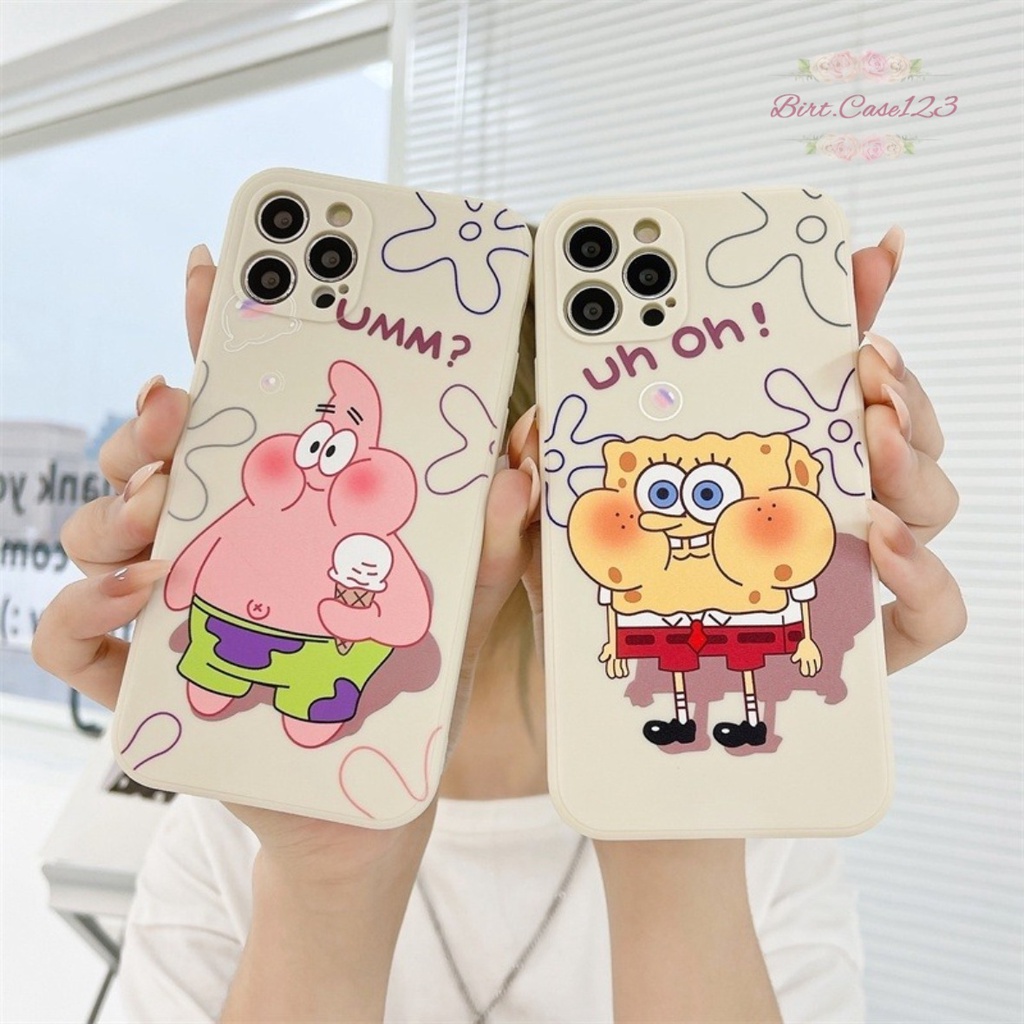 SOFTCASE MACARON PELINDUNG KAMERA CUSTOM SPONGEBOB OPPO VIVO SAMSUNG REALME XIAOMI IPHONE INFINIX FOR ALL TYPE BC6615