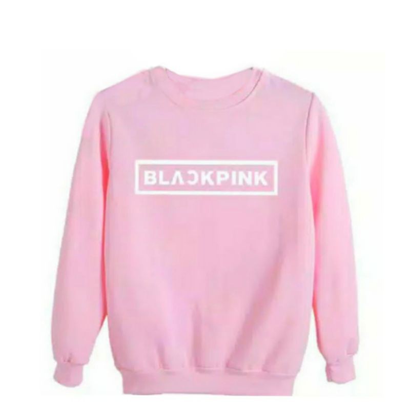 S - XXXXXL(6XL) SWEATER BLACKP1NK CREWNECK BIG SIZE BL4CKPINK JISOO JENNIE ROSE LISA SWEATER OBLONG