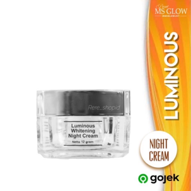 Night cream MS glow