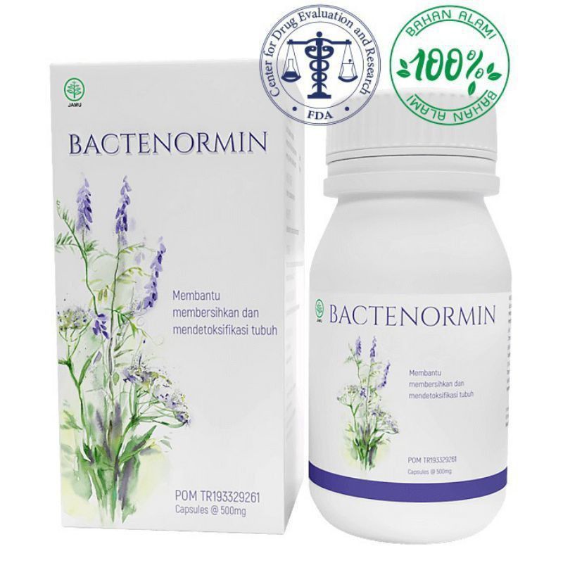 Bactenormin Asli 100% Original Obat Pembasmi Parasit Tubuh Asli Herbal Detocline