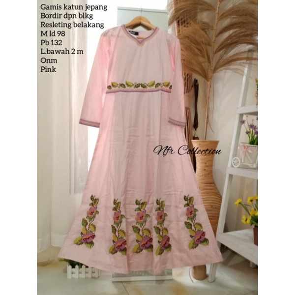 Gamis Lidya bordir