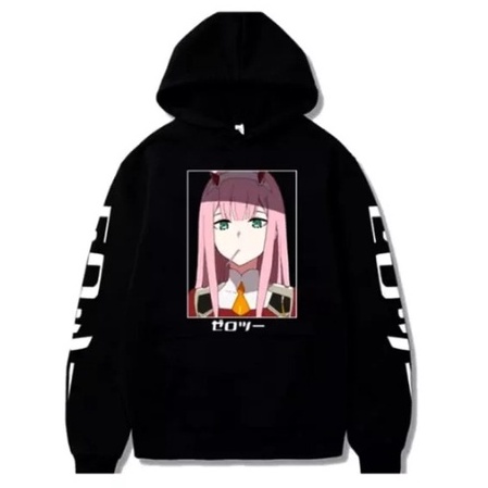 Sweater Hoodie Anime Darling In The Franxx - Sweater Hoodie Pria Anime Jepang