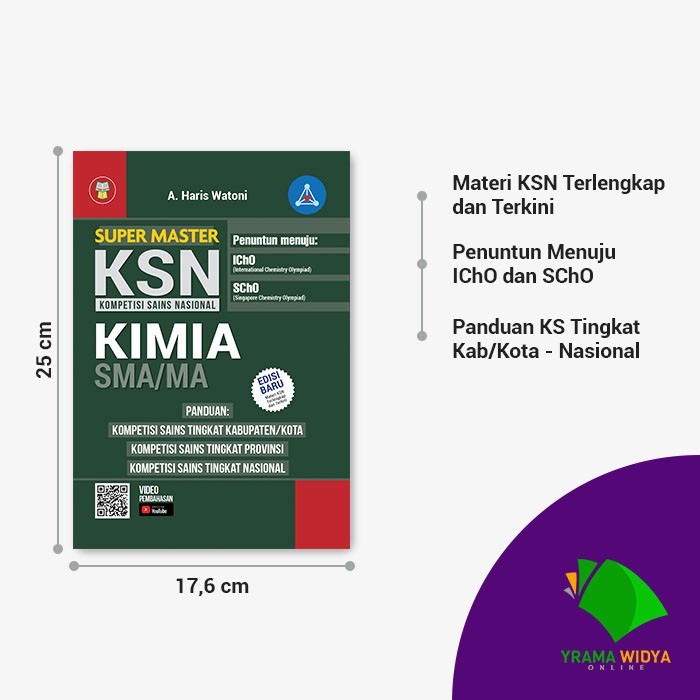 Buku Olimpiade Super Master KSN Kimia SMA/MA - Penuntun Menuju ICHO Yrama Widya Original 100%-7