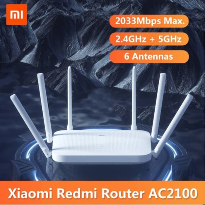 Xiaomi Redmi AC2100 Router Gigabit Dual-Band Wireless Router Wifi Murah