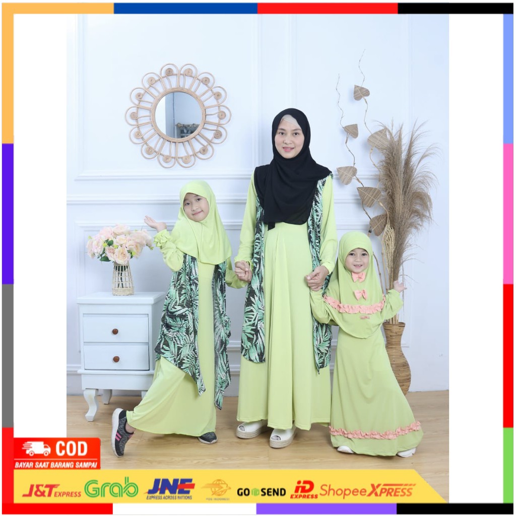 - Baju Gamis Copel Ibu dan Anak Terbaru 2021 Termurah