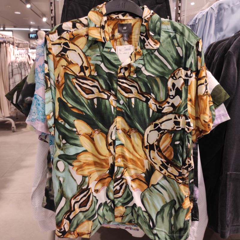 Kemeja Kasual Pria H&M Original Store