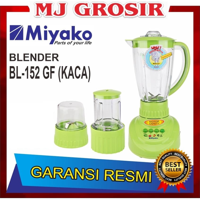 PROMO BLENDER MIYAKO BL 152 GF BL152GF 3 in 1 SERBAGUNA BAHAN KACA