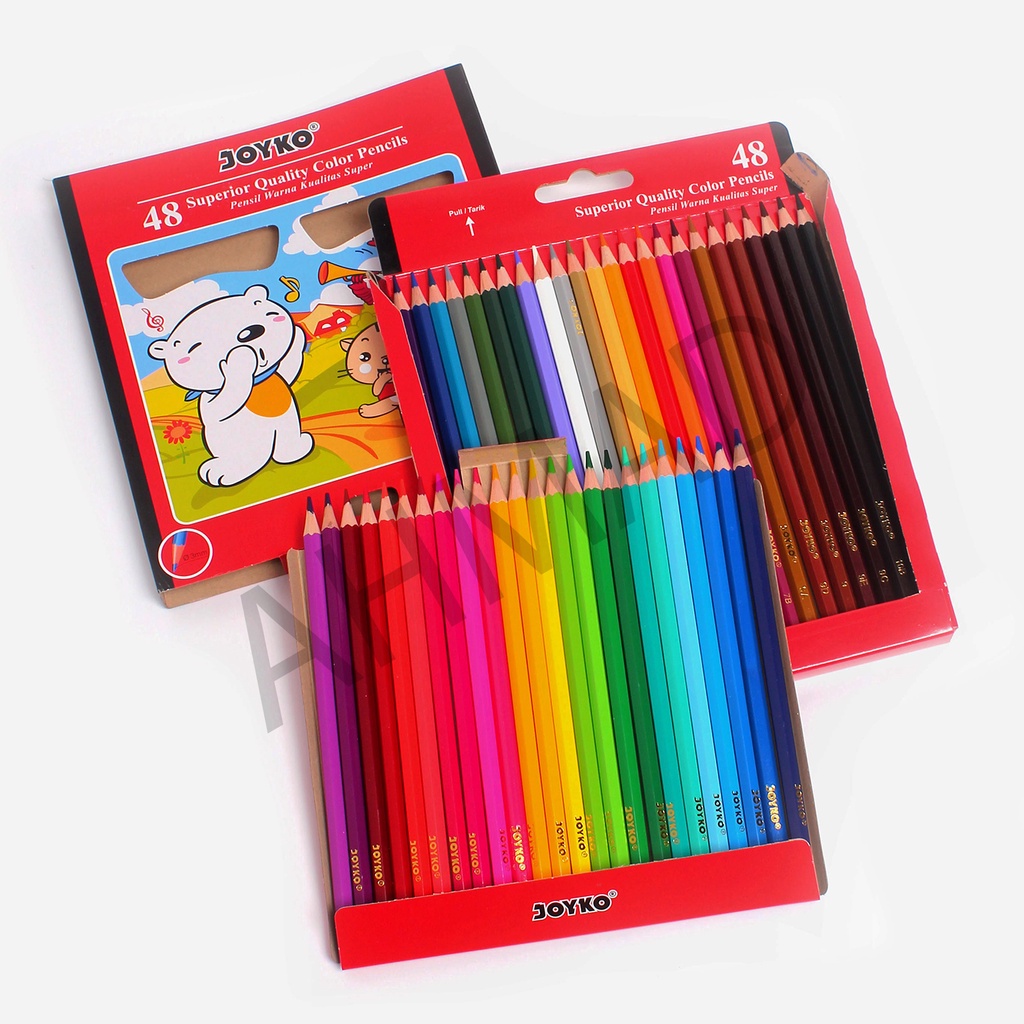 

Joyko CP-48PB Pensil Warna Panjang [ SET ]