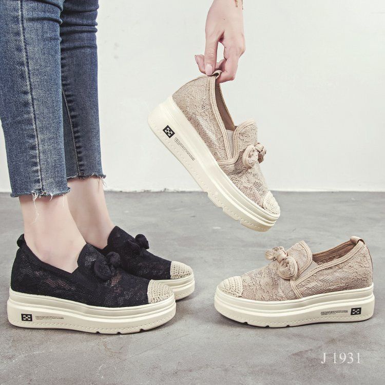 SEPATU WANITA WEDGES SHOES PITA BROKAT ANTEA 1931