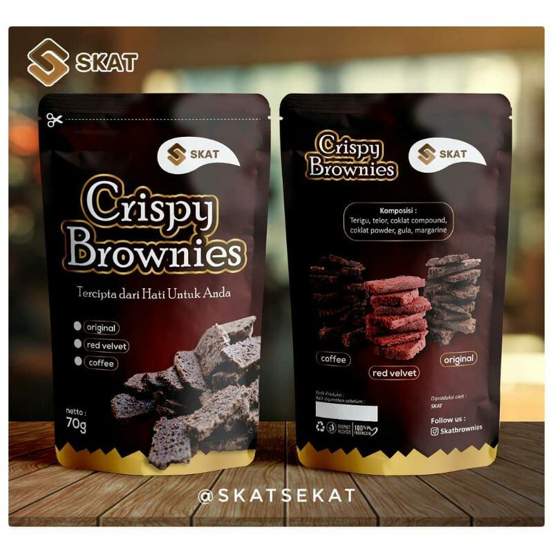 

PO - SKAT CRISPY BROWNIES (original, coffee, redvelvet)