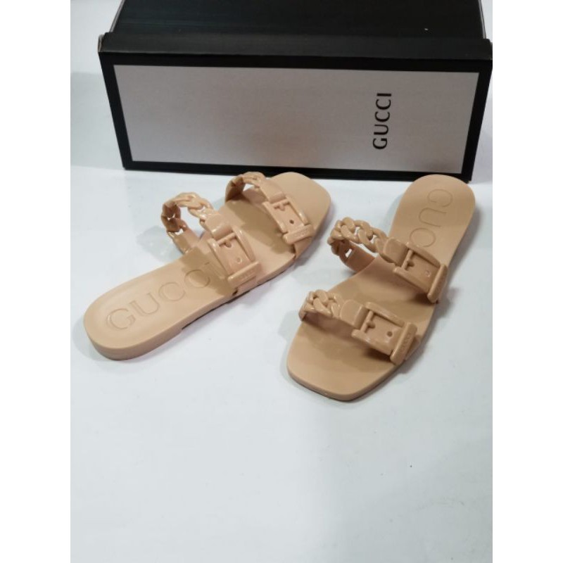 Sandal Gucci Flat Rantai original