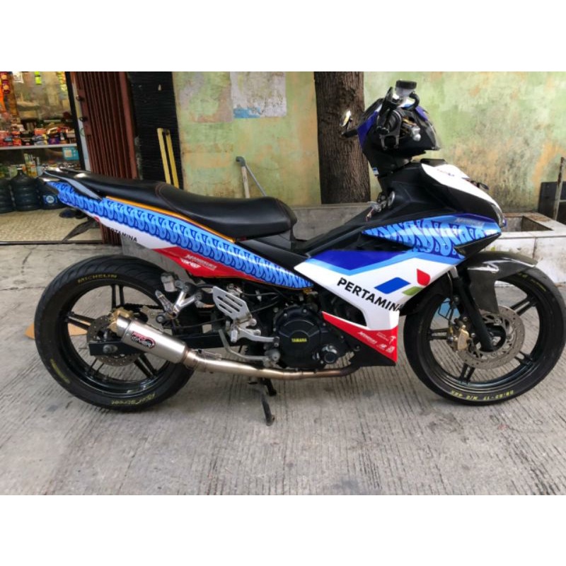 DECAL MOTOR JUPITER MX KING 150CC MANDALIKA RACING TEAM PERTAMINA | CUSTOM ALL MOTOR