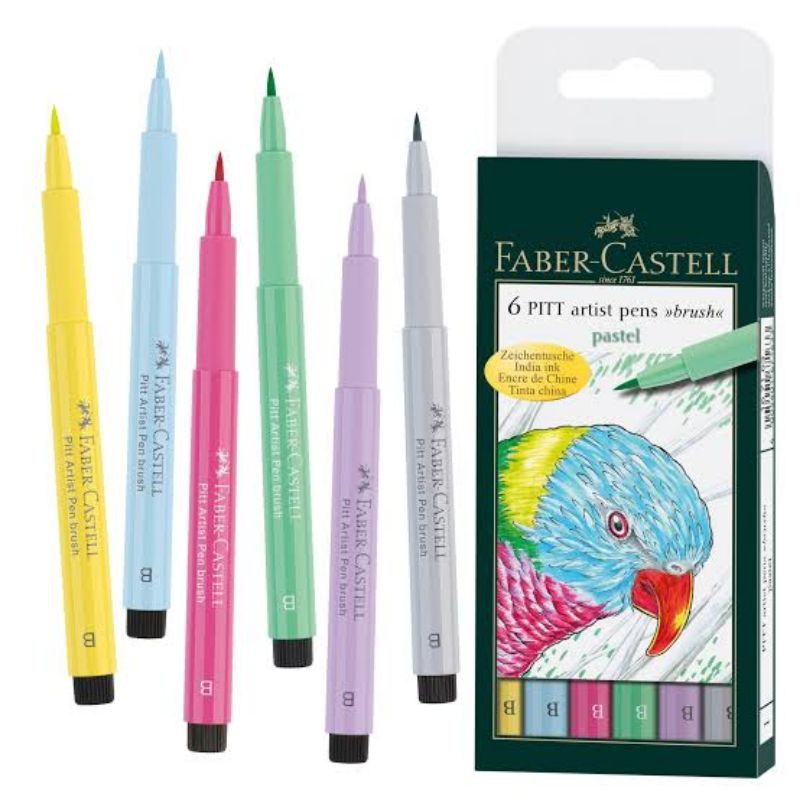 

Pitt Artist Pen (Brush Pastel set 6)