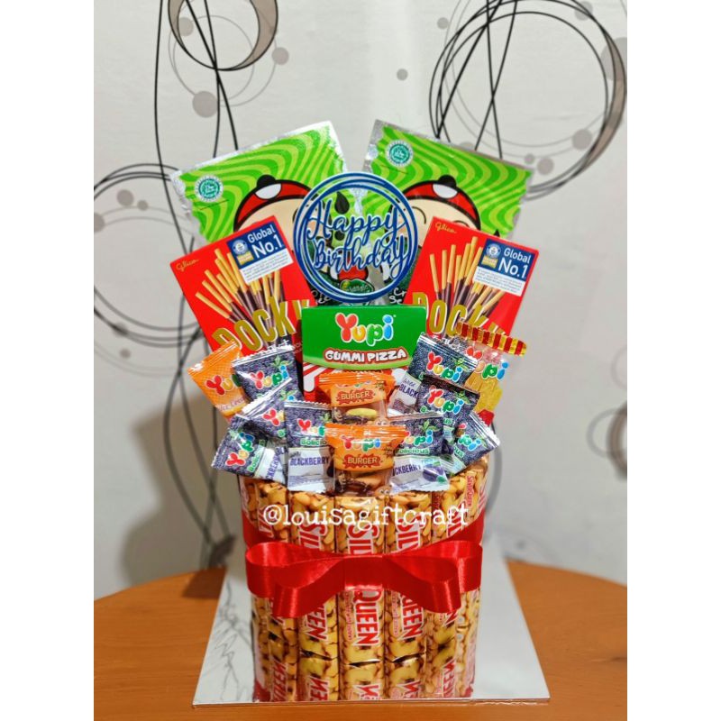 Snack tart/kue ulang tahun/custom snack tart