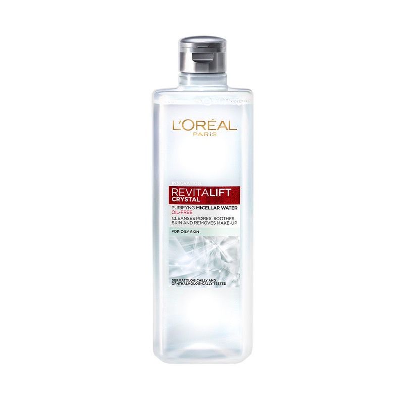 LOREAL Revitalift Crystal Purifying Micellar Water Oil-Free 400ml