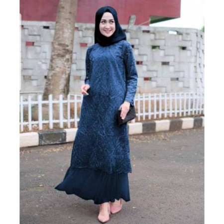 MAXI PESTA LUCINTA SABINA Baju Gamis Muslim Terbaru 2020 2021 Model Baju Pesta Wanita kekinian