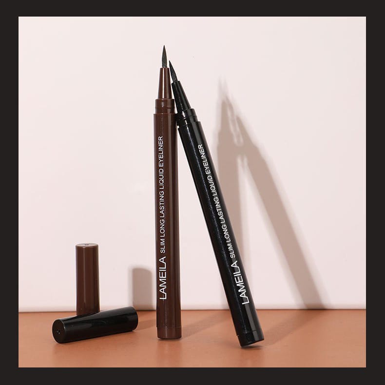 LAMEILA 842 EYELINER BLACK &amp; BROWN COLOR WATERPROOF &amp; LONG LASTING