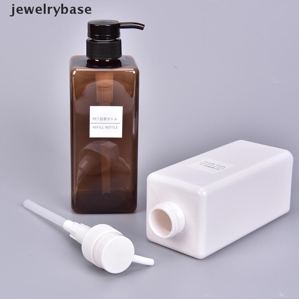 Botol Pompa Kosong Bahan Plastik Ukuran 650ml Untuk Sampo Lotion Shower Gel