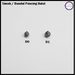 Timah / Bandul Pancing Bulat Kemasan 100 pcs