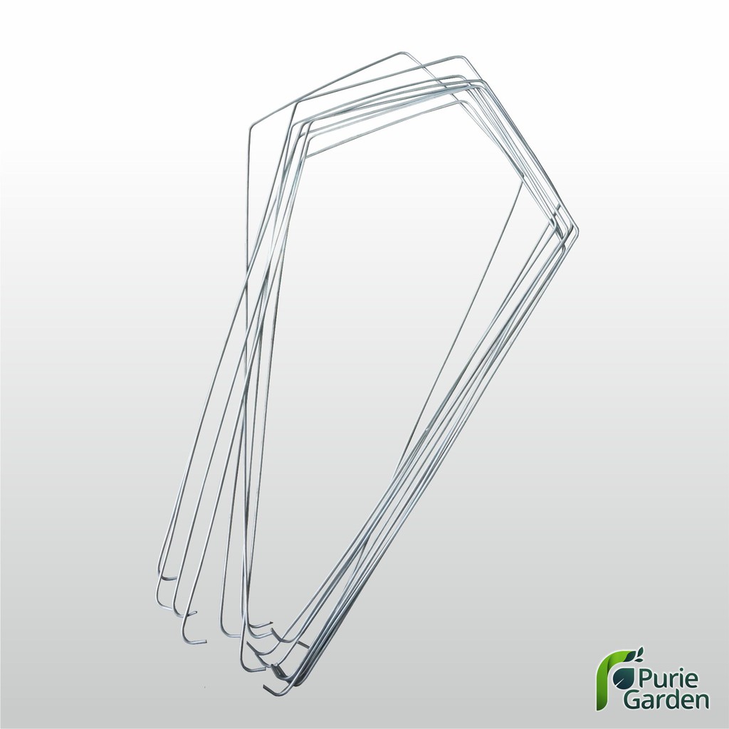 Kawat Pot Gantung 2 Kaki 30 cm Pot Anggrek Catleya Plastik Bulat PG KDR