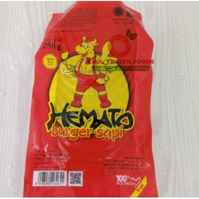 

Hemato Burger Sapi Besar 250gr