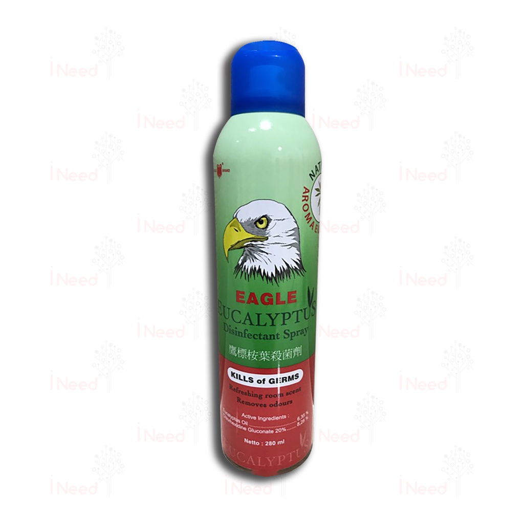 (INEED) EAGLE Disinfektan Spray 280ml - Eagle Eucalyptus Disinfectant Spray