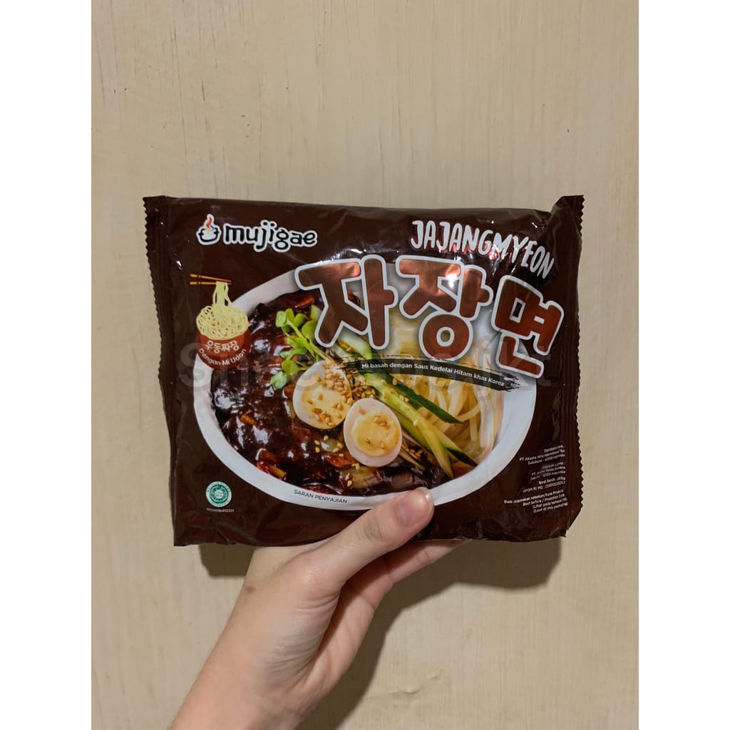 

[MINI 265GR] Mujigae Jajangmyeon Mie Saus Kedelai Hitam khas Korea /Jjajangmyun / Jjajangmyoen / Jjajang Makanan Korea Instan
