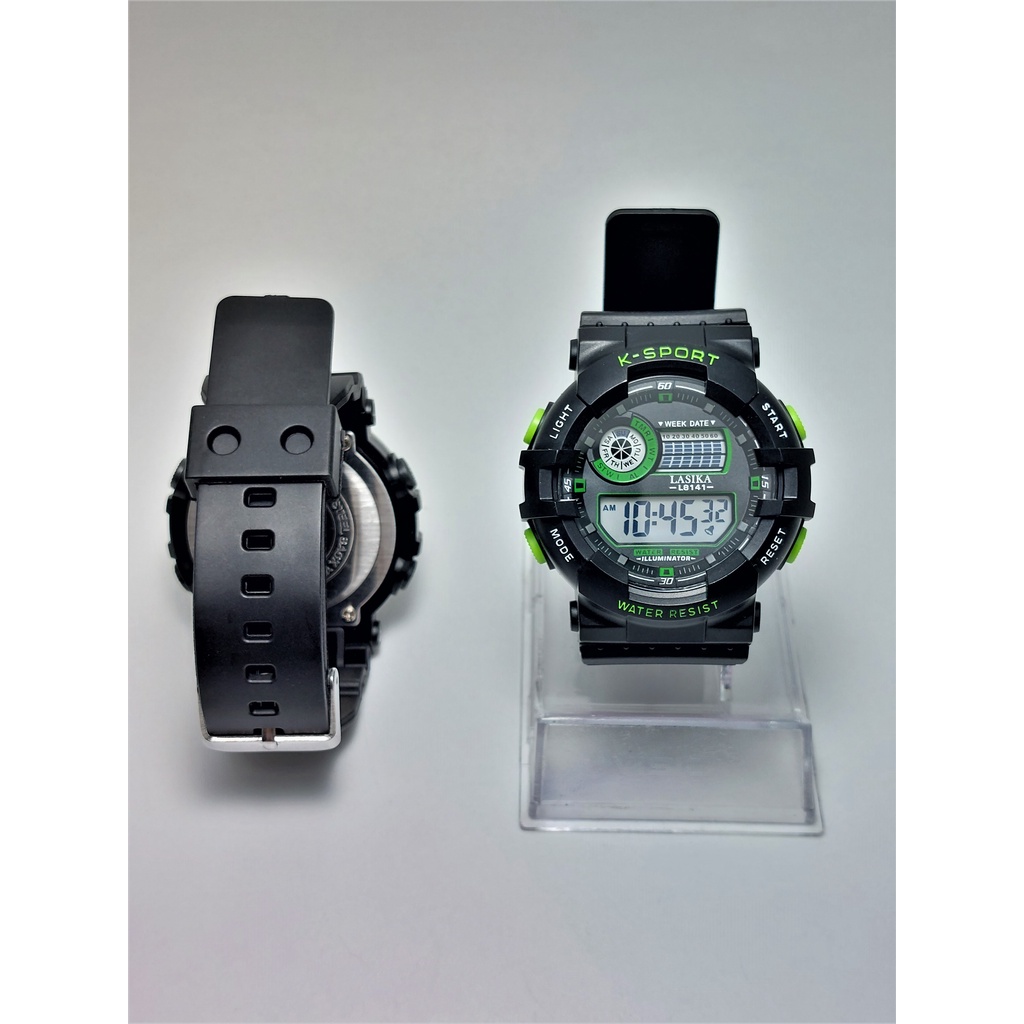 Jam Tangan Lasika Strap Rubber Anti Air | Jam Tangan Pria Digital 8141