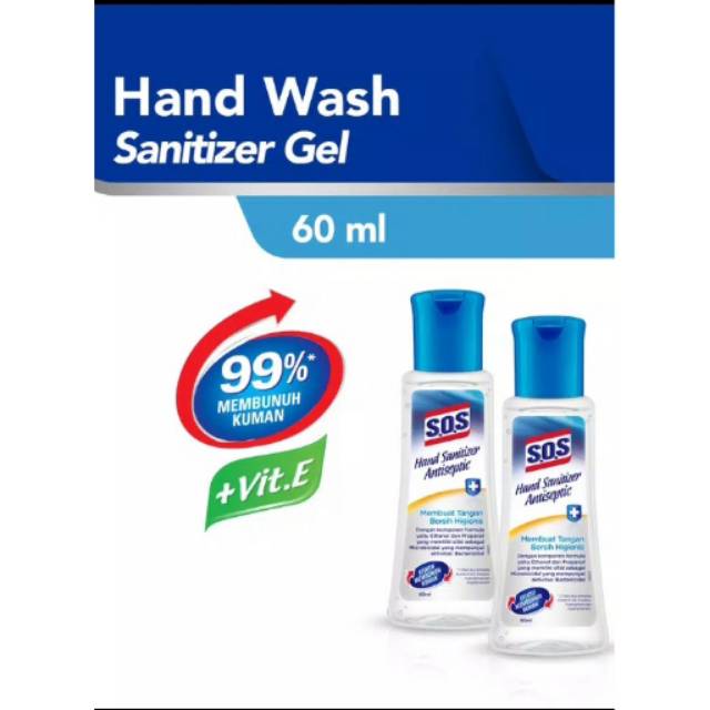 Hand Sanitizer SOS Antiseptic - Melawan Corona
