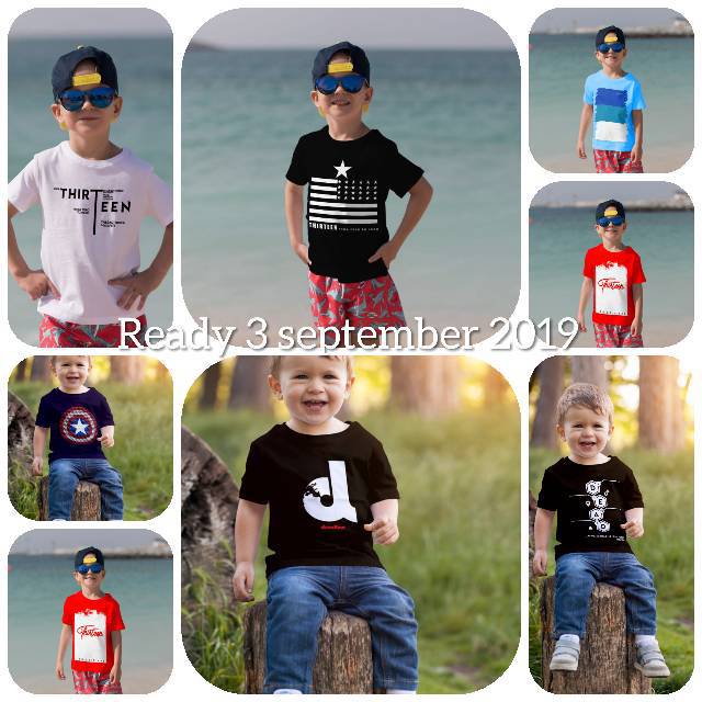 Kaos Distro Anak Usia 2-7 THN THIRTEEN-4