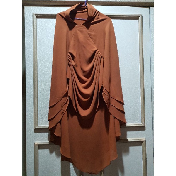 Khimar Ceruty 3 Layer Preloved