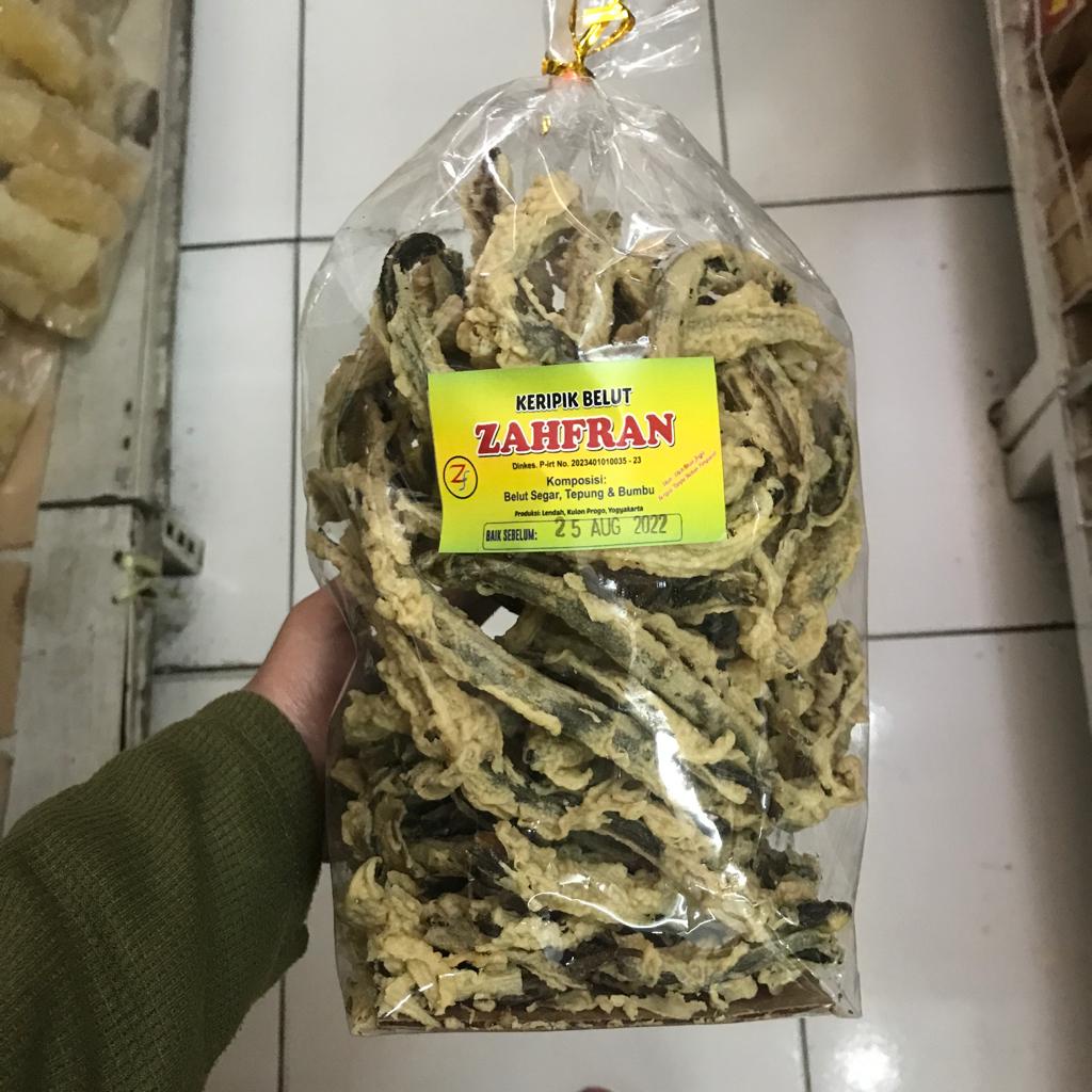 Keripik Belut Renyah Lezat ZAHFRAN | Oleh-oleh khas Jogja