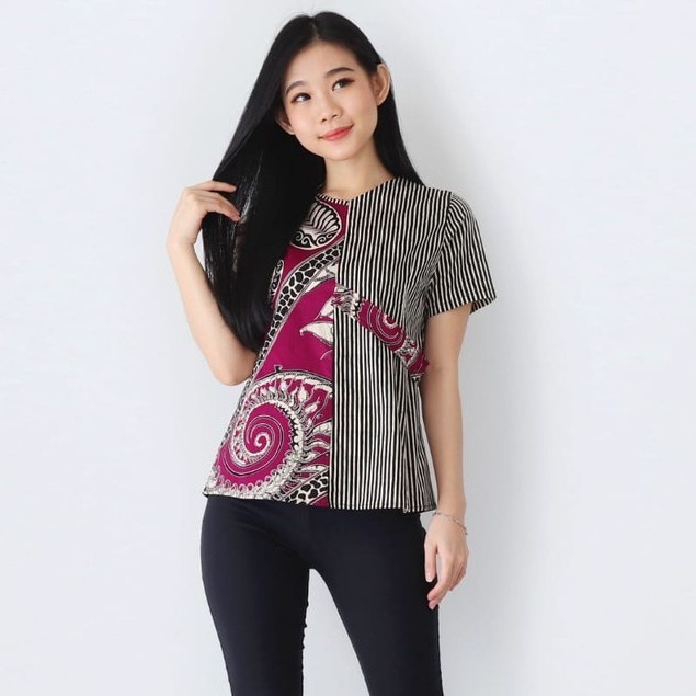 Batik wanita - Atasan blouse batik wanita fashion 210