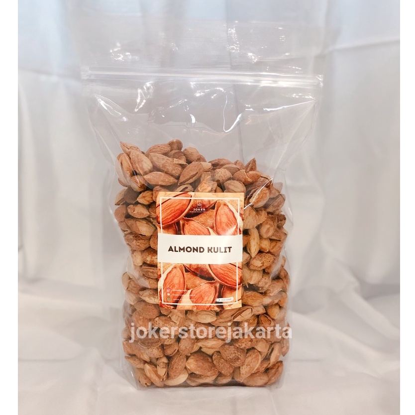 

Almond Kulit Panggang Kering Manis 1kg