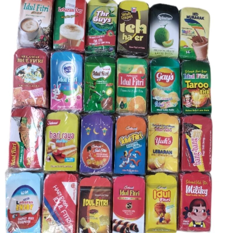 

Amplop Viral Snack Lebaran Idul Fitri isi 10 20 40/Amplop Lucu snack
