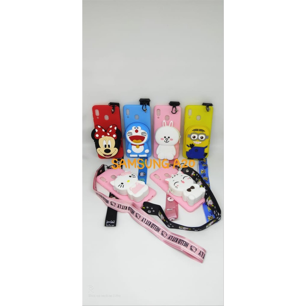 Case Disney Plus Dompet Dan Tali SAMSUNG A20