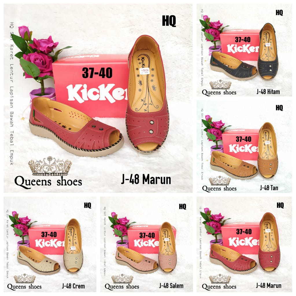 Sepatu wanita KICKERS formal kerja hajatan