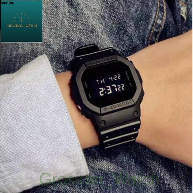 Jam Tangan Pria Sporty Casio Gshock GLS5600 Black [G_W]