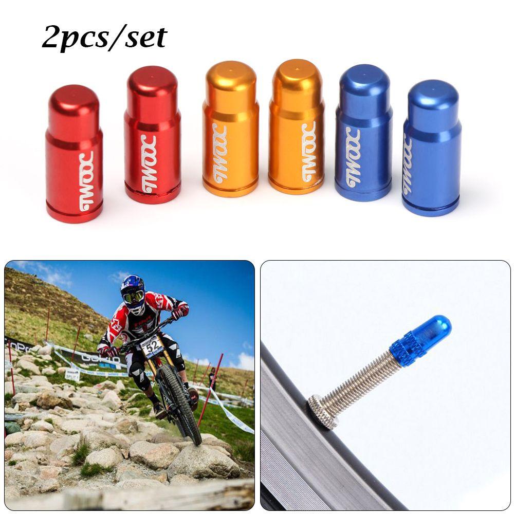 Suyo 2pcs Tutup Pentil Ban Bahan Aluminum Alloy Anti Debu