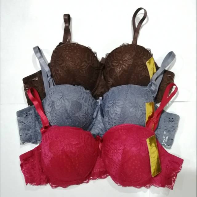 Push UP Bra Bh LoveMe AA 669 Half cup kawat 36B-42B