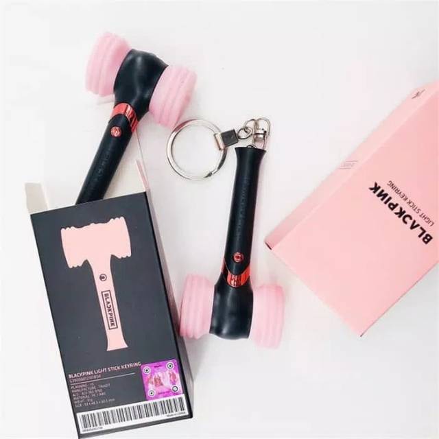 [READY] BLACKPINK Lightstick Keyring Mini Key Chain Gantungan Kunci BLACK PINK Korean Pop Kpop