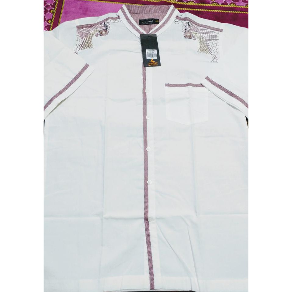 Baju Koko Putih Al-Luthfi Premium Quality