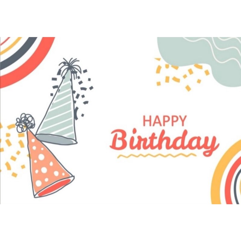 

Kartu ucapan ulang tahun, anniversary, best wishes free printed quote by request