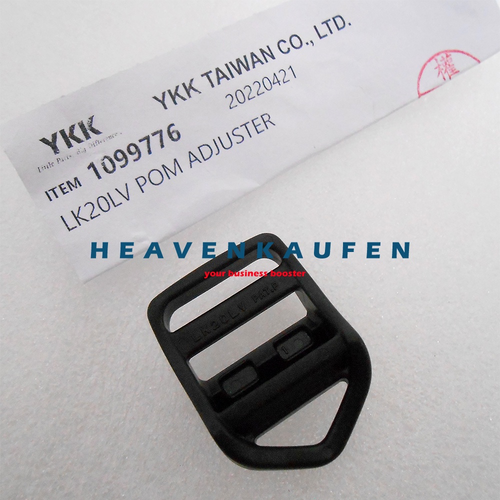 Ring Tangga / Adjuster Ring Jalan Tali Tas Ransel 2 cm YKK Poly Acetal Kuat Kokoh High Quality