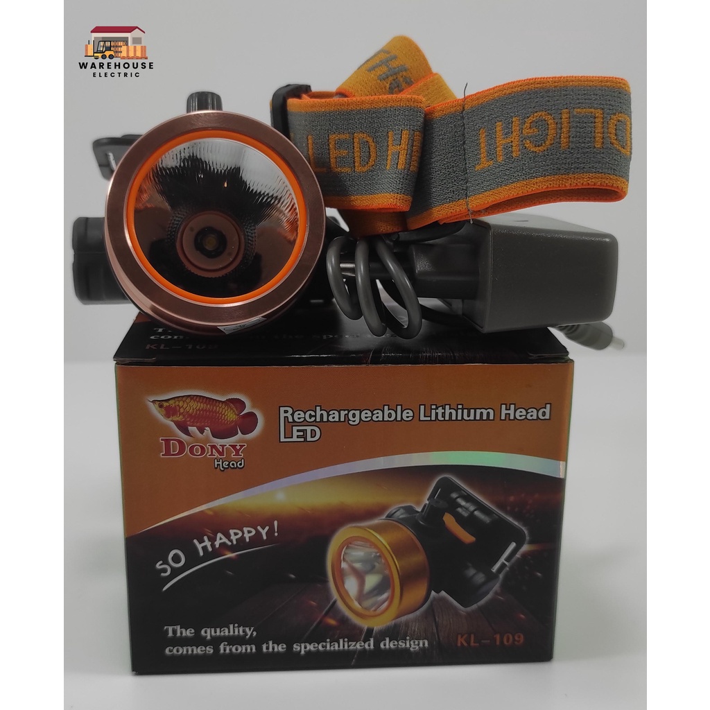 Senter Kepala Dony KL-109 | 5 Watt | DIMMER ON OFF | WaterProof