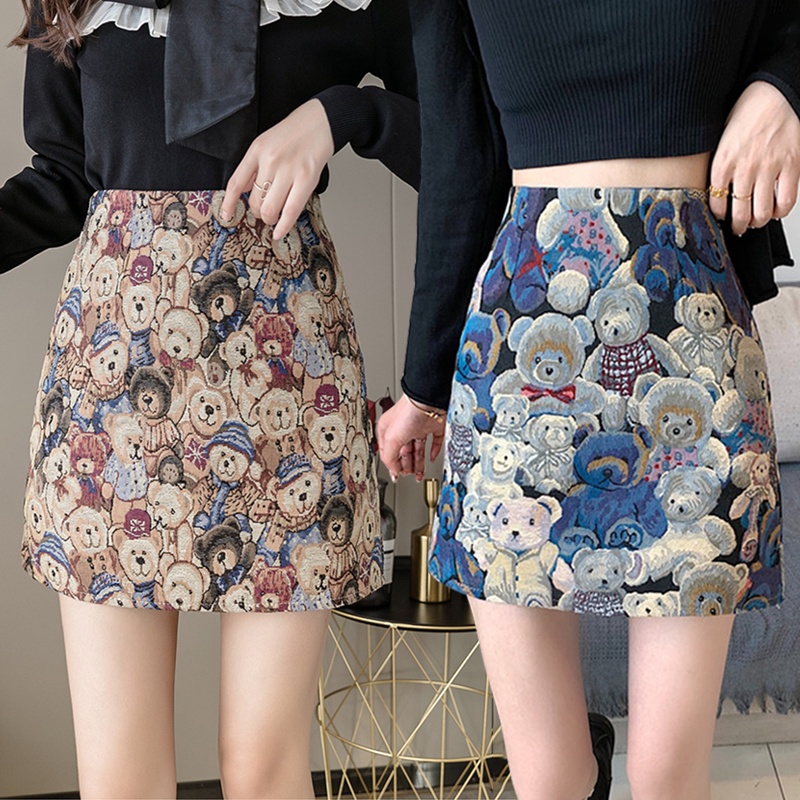 KARAKOREA 317 TBear Mini Skirt/Rok Mini/Korean Mini Skirt