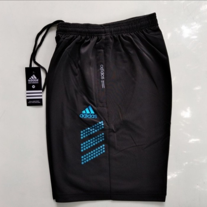 S0C200C Celana Pendek Pria Olahraga Gym Fitnes Lari Adidas Saku Sleting - M Dv01F