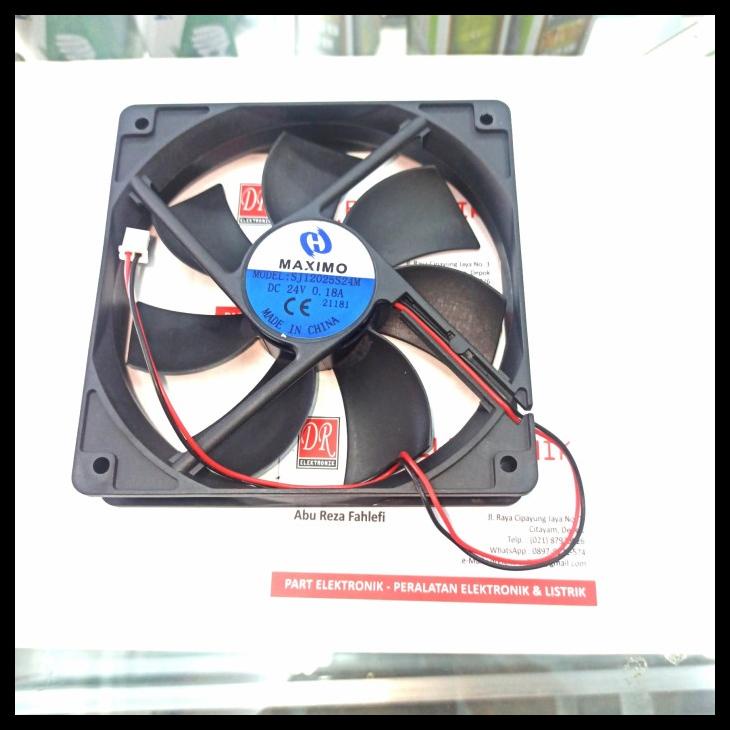 Cooling Fan Exhaust Fan Kipas Pendingin Dc 24V 12X12 12 Cm 24 Volt Dc Kode 1201